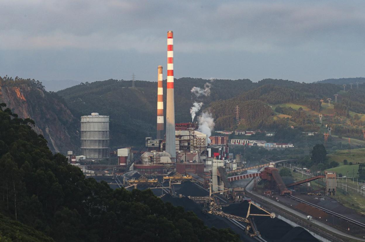 EdP plantea transformar la central térmica de Aboño en un valle del hidrógeno. 