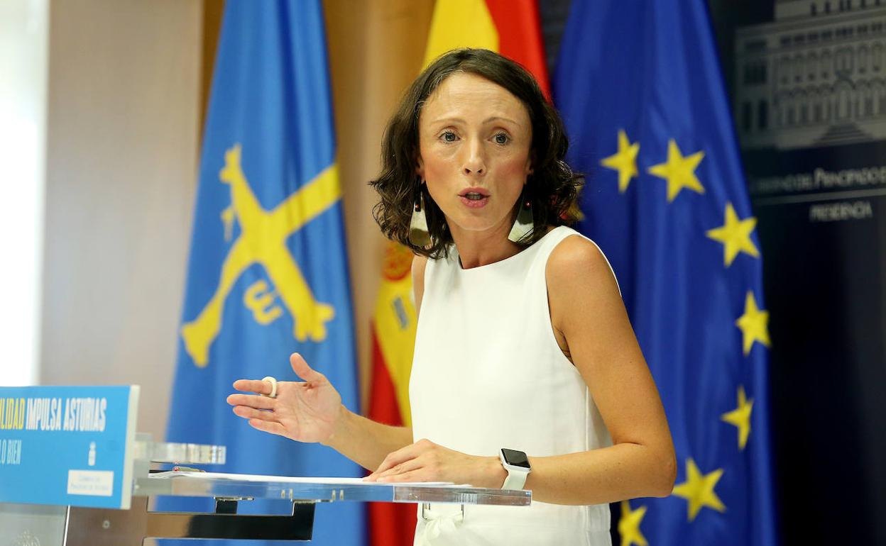 La consejera de Derechos Sociales, Melania Álvarez. 