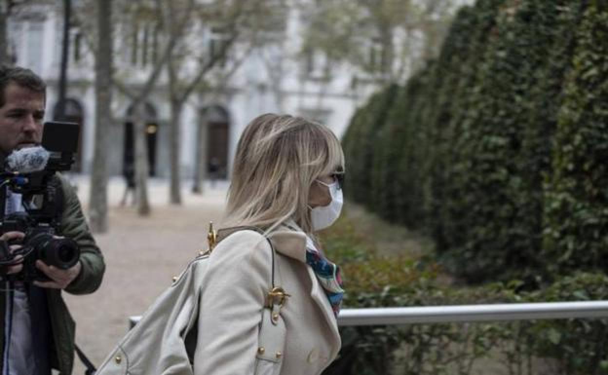 Ana María Cameno, la Reina de la Coca, el día de su juicio en la Audiencia Nacional