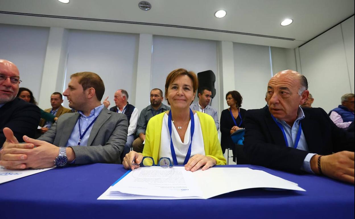 Congreso de Foro Asturias, donde Carmen Moriyón ha sido reelegida como presidenta del partido. 