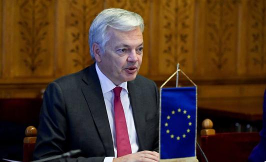 Didier Reynders, comisario de Justicia de la UE. 