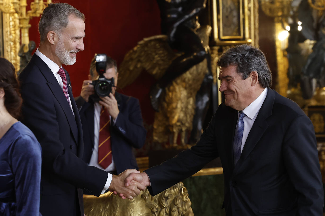 Fotos: Así ha sido la recepción a las autoridades en el Palacio Real