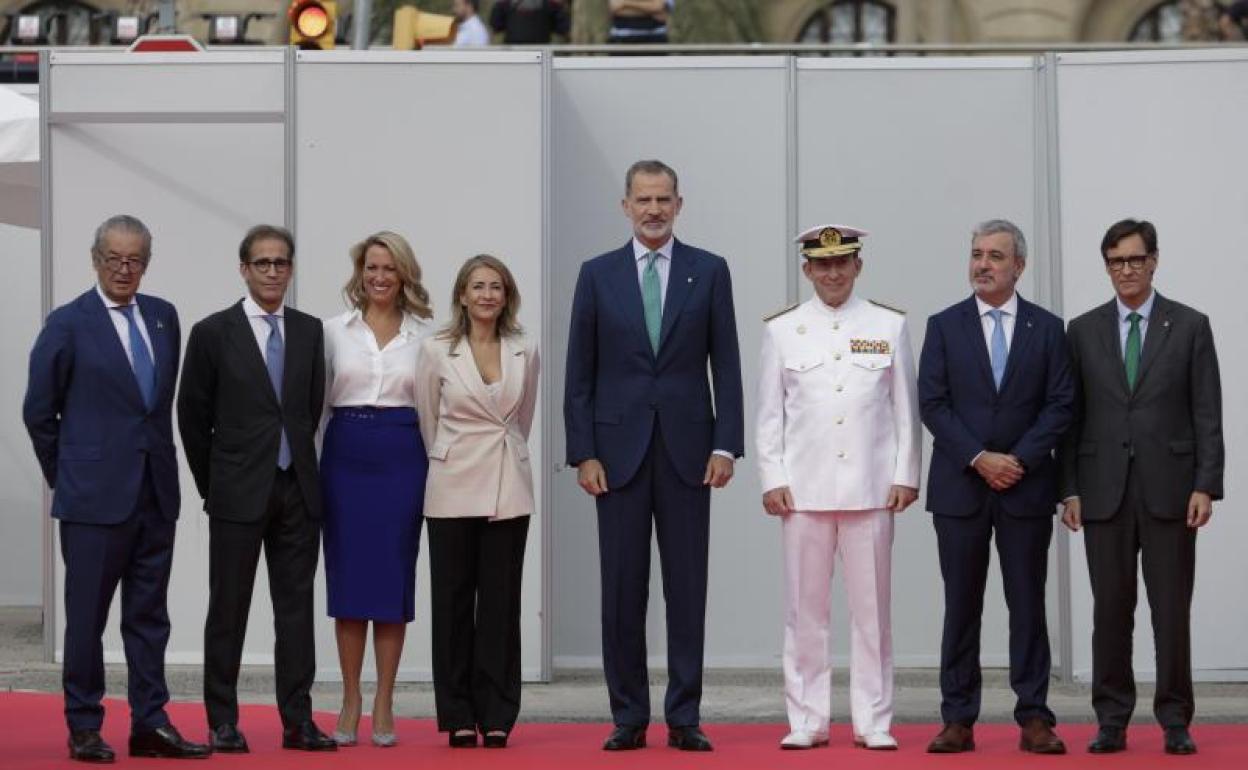 El Rey Felipe VI preside la inauguración de la 60 edición del Salón Náutico Internacional de Barcelona.