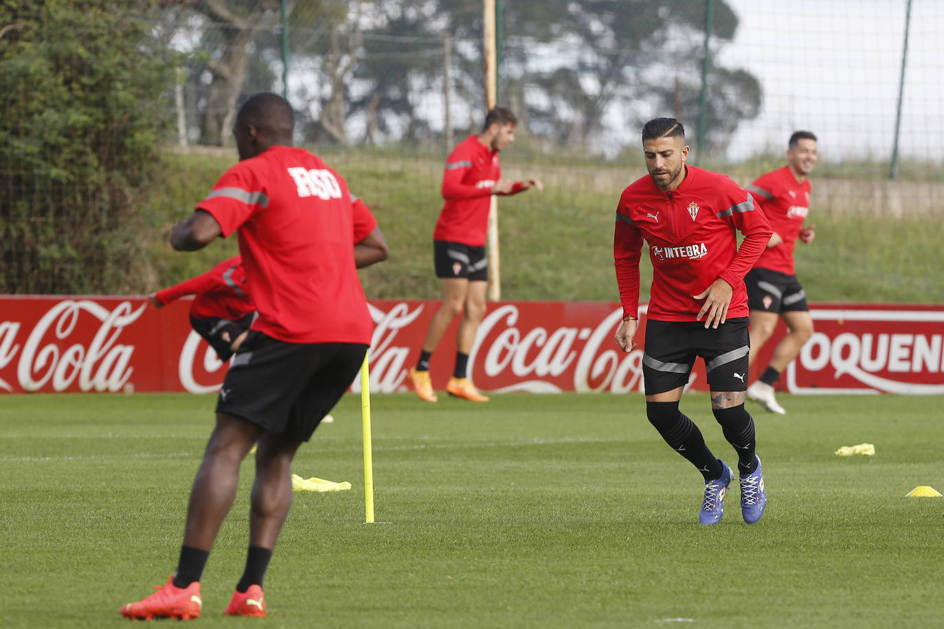 Fotos: Entrenamiento del Sporting (16-10-2022)