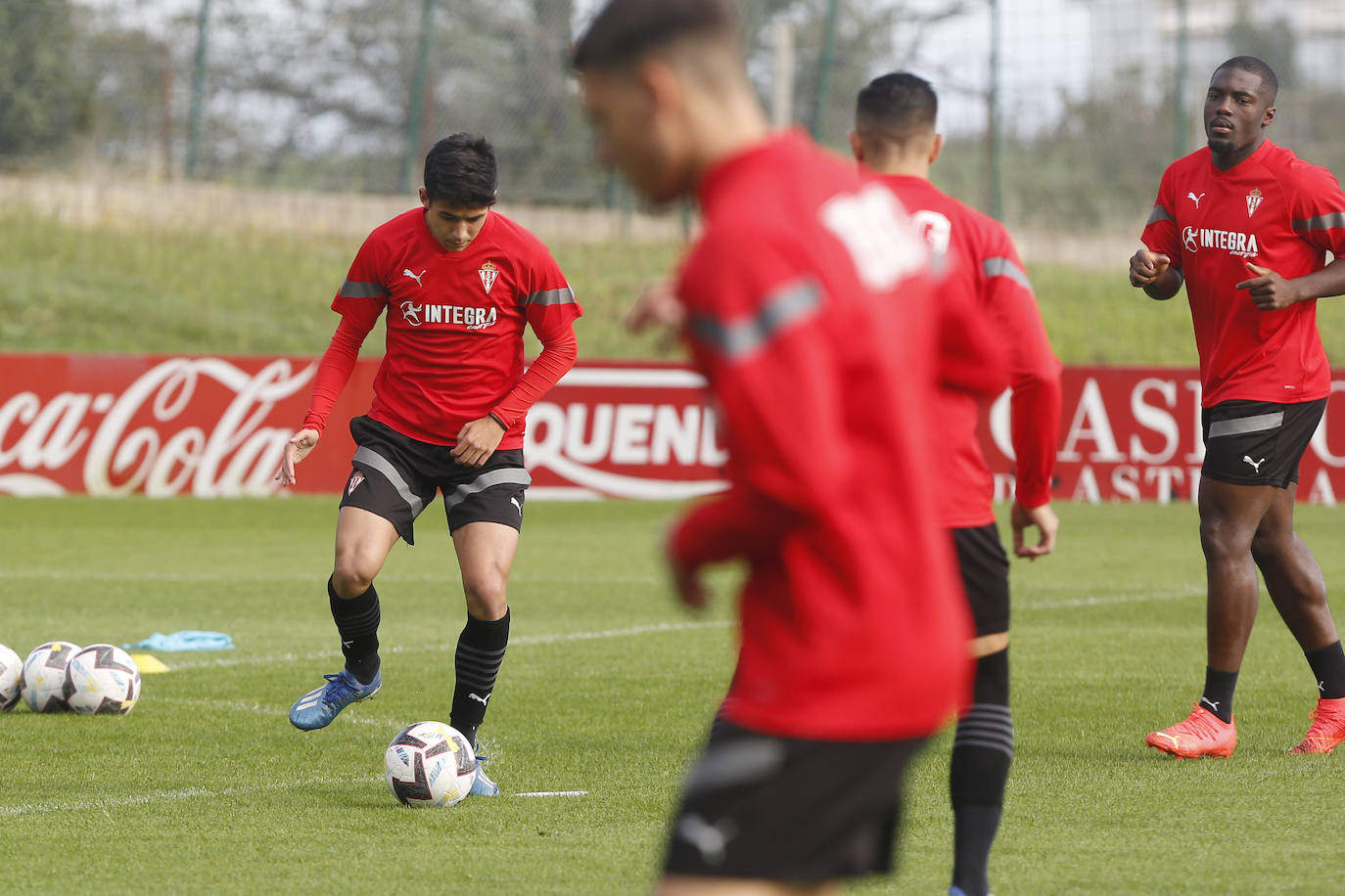 Fotos: Entrenamiento del Sporting (16-10-2022)