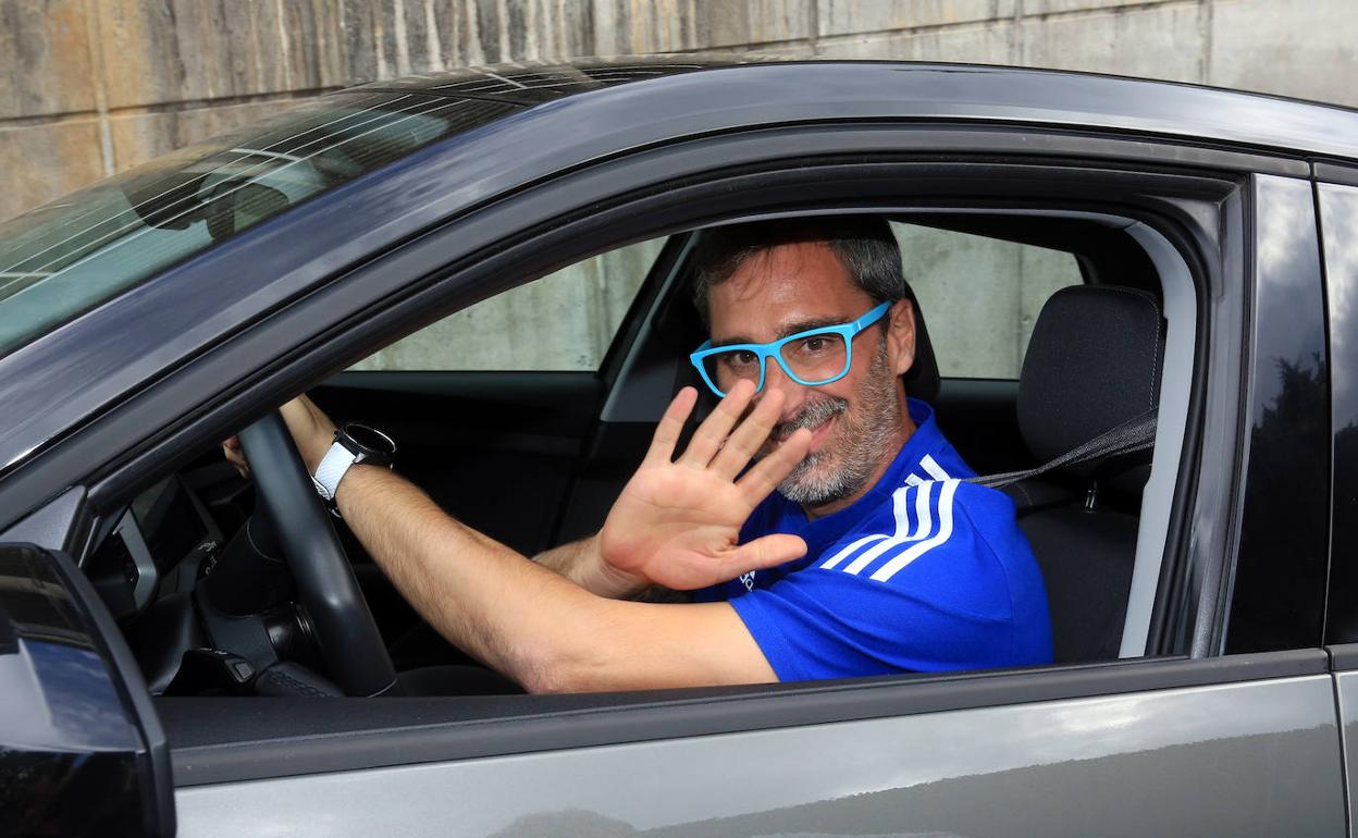 Jon Pérez 'Bolo', entrenador del Real Oviedo, destituido este domingo. 