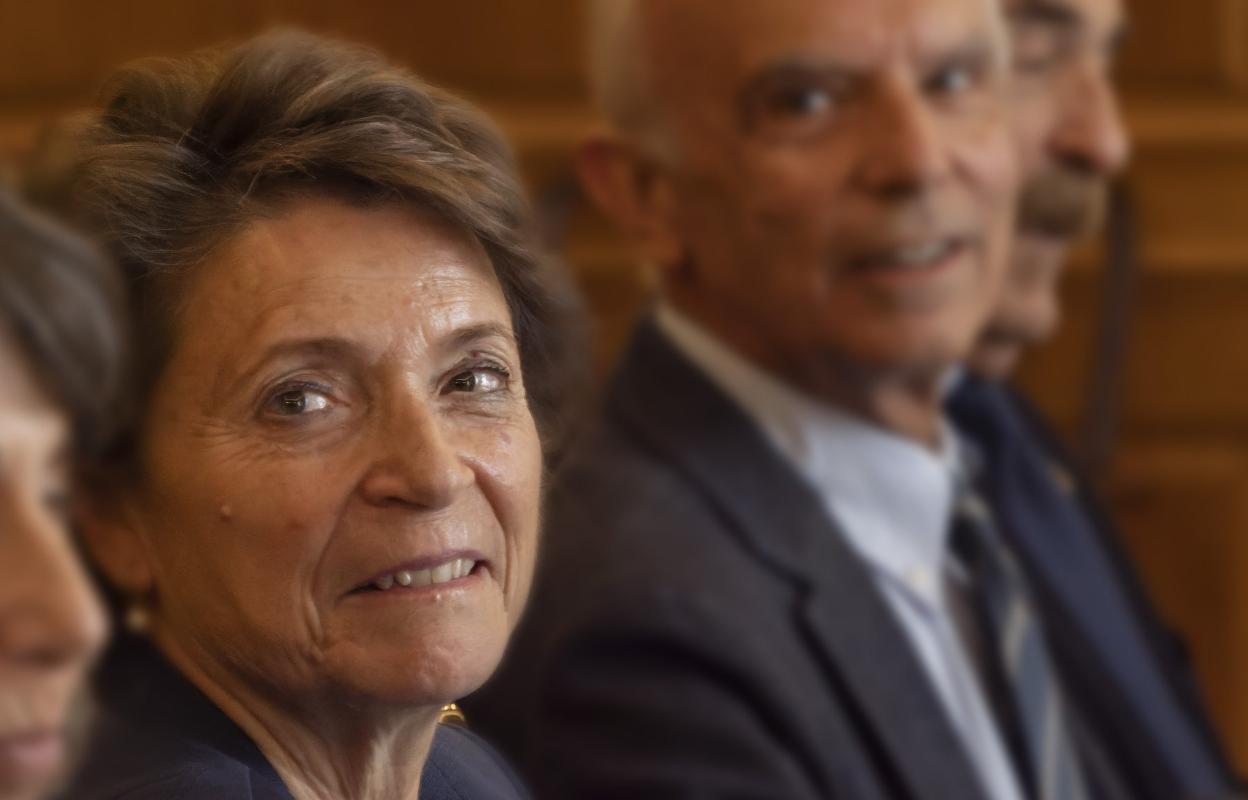 Ana Isabel Fernández, durante la reunión en la que fue elegida. 