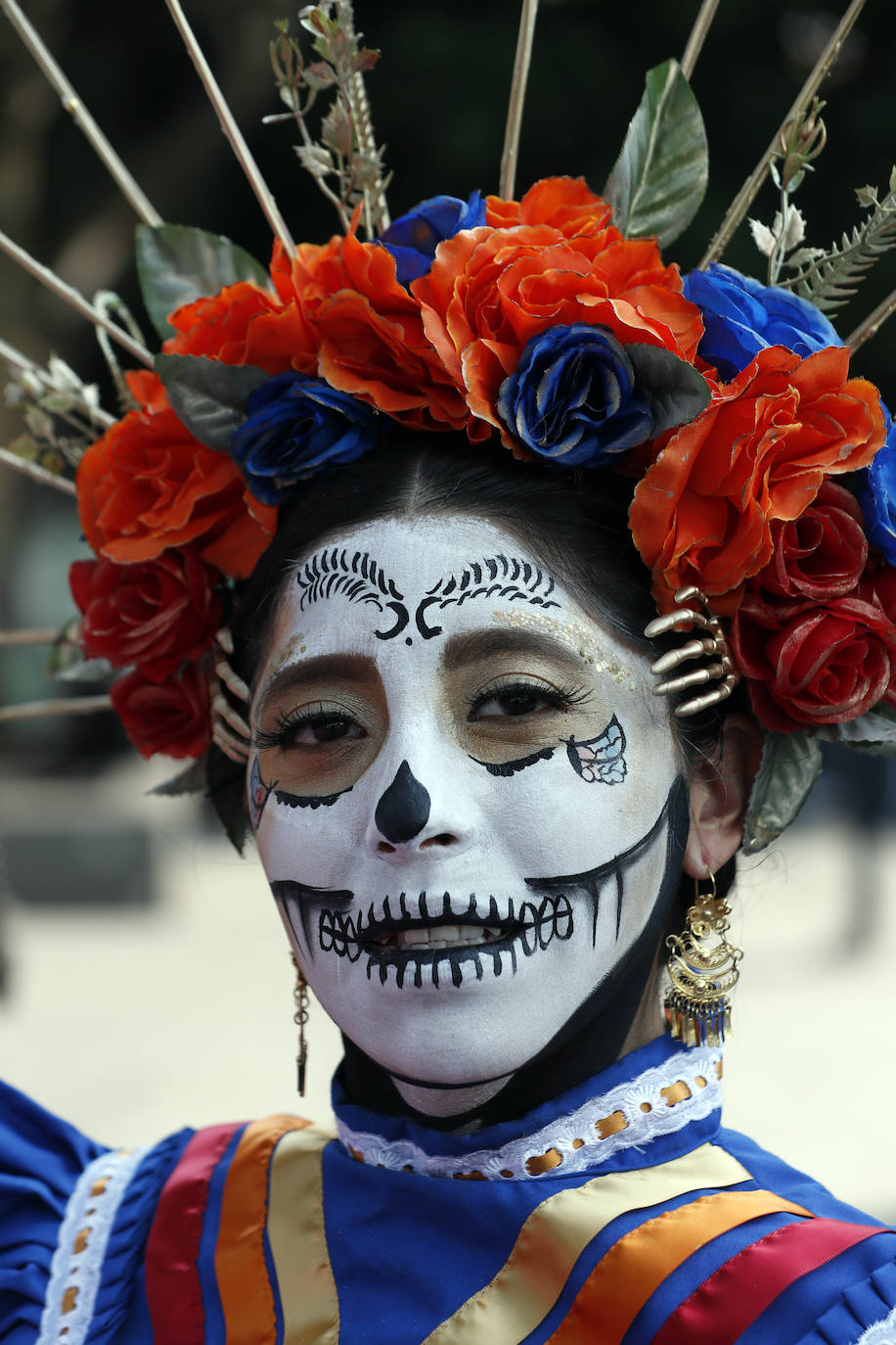 Fotos: Las espectaculares catrinas, el mayor ícono mexicano del Día de Muertos