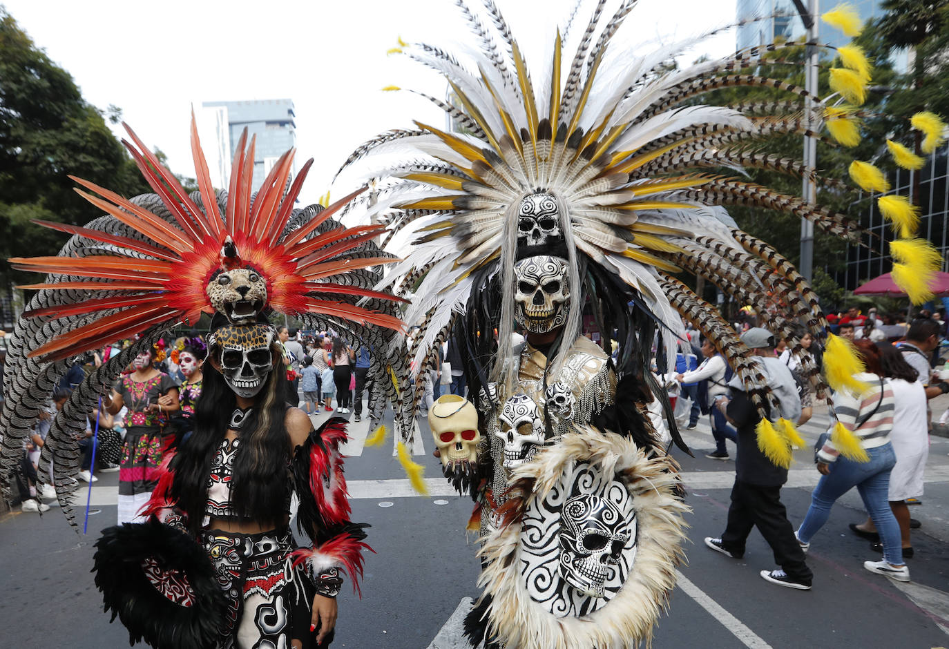Fotos: Las espectaculares catrinas, el mayor ícono mexicano del Día de Muertos