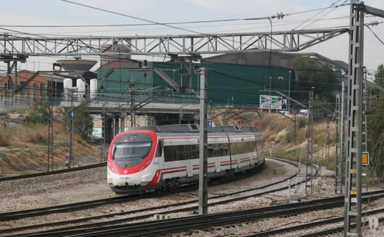 Un tren de Cercanías de Renfe