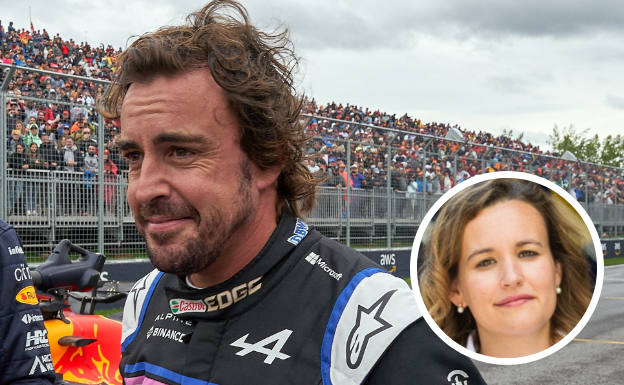 Fernando Alonso y Silvia Bellot.