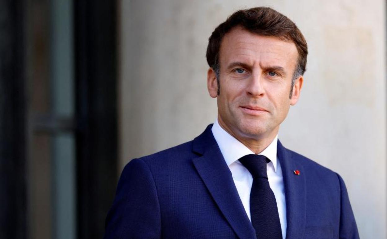 El presidente francés, Emmanuel Macron. 