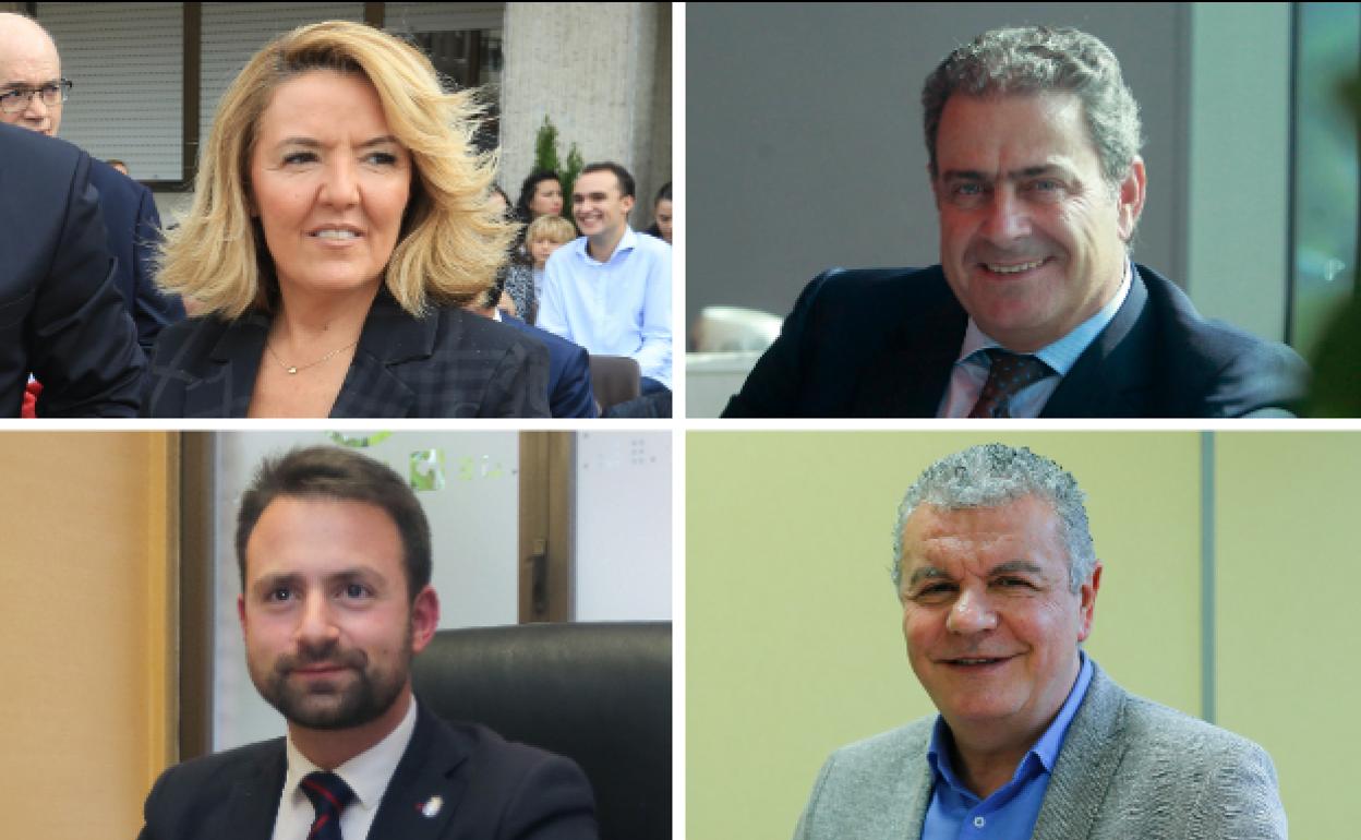 Teresa Mallada; Javier Soto; Álvaro Queipo y Belarmino Feito.