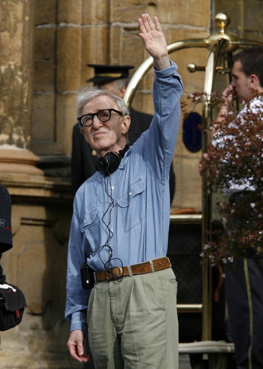 El director estadounidense, poco antes de empezar a grabar 'Vicky Cristina Barcelona' en Oviedo, en julio de 2007.