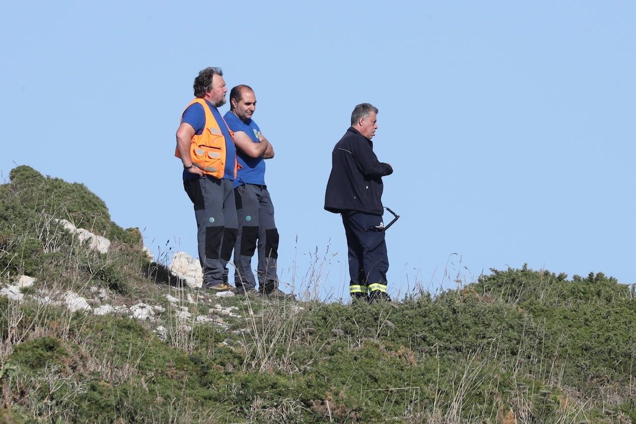 Fotos:Intensas labores de búsqueda en el Cabo Peñas