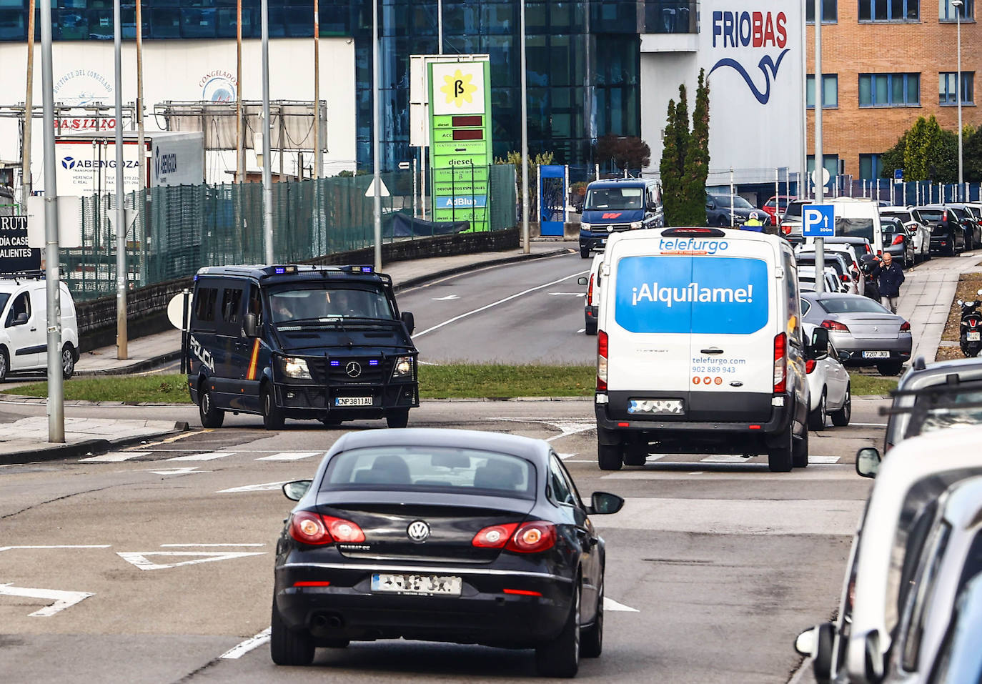 Fotos: «Sin incidencias relevantes» en Asturias en el primer día del paro de transportes