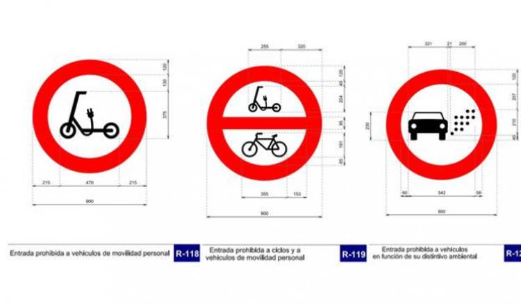 Nuevas señales de la DGT que entrarán en vigor en 2023.