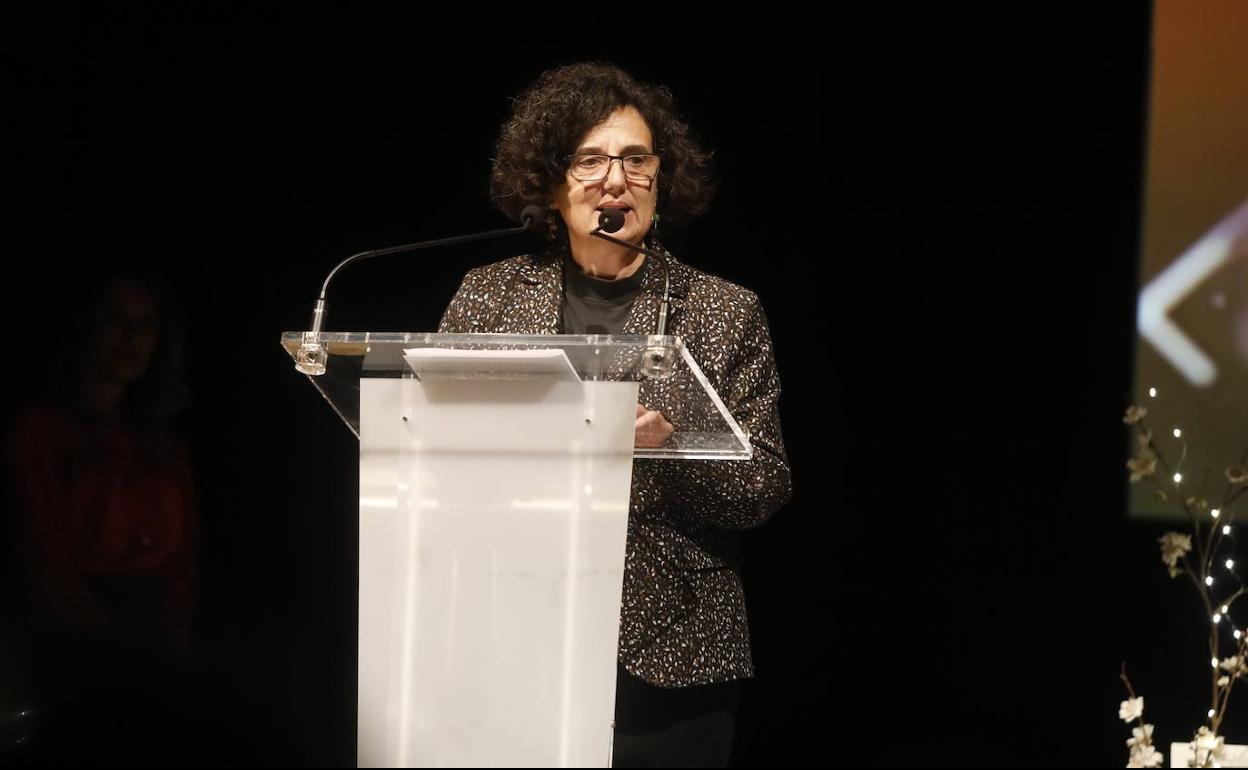 Discurso de la consejera de Cultura, Berta Piñán, en la pasada edición de los Premios a la Innovación Cultural que entrega la Asociación Cultural Serondaya.