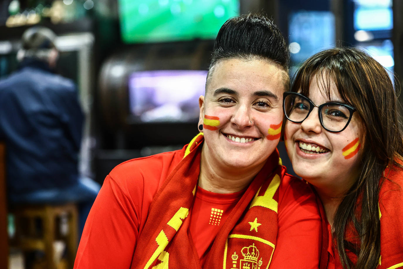 Fotos: Así se vivió en Asturias el debut de España en el Mundial