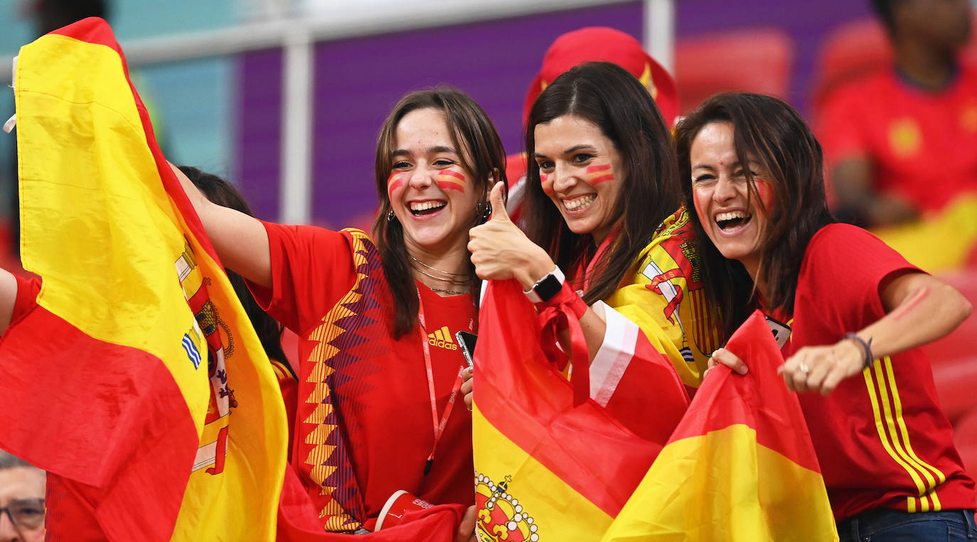 El duelo entre las aficiones