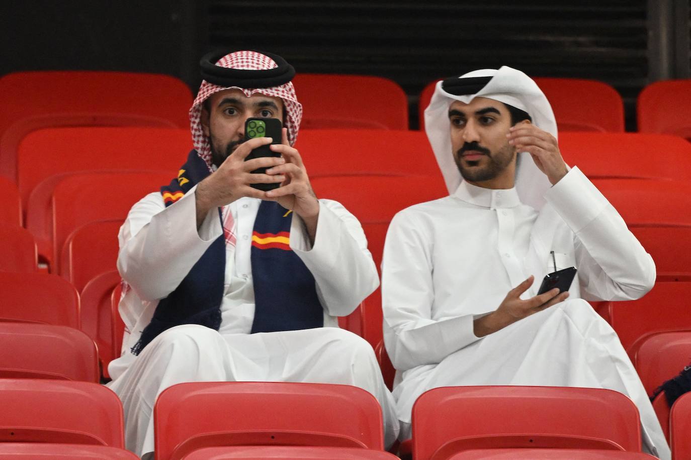 El duelo entre las aficiones