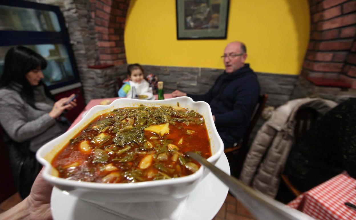 El pote asturiano conforma el menú de los próximos días 