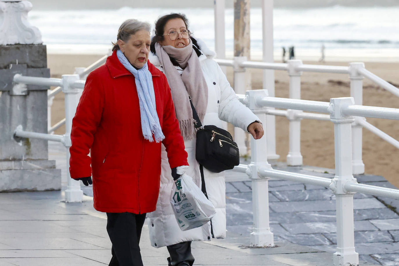 Fotos: Gijón lucha contra el intenso frío