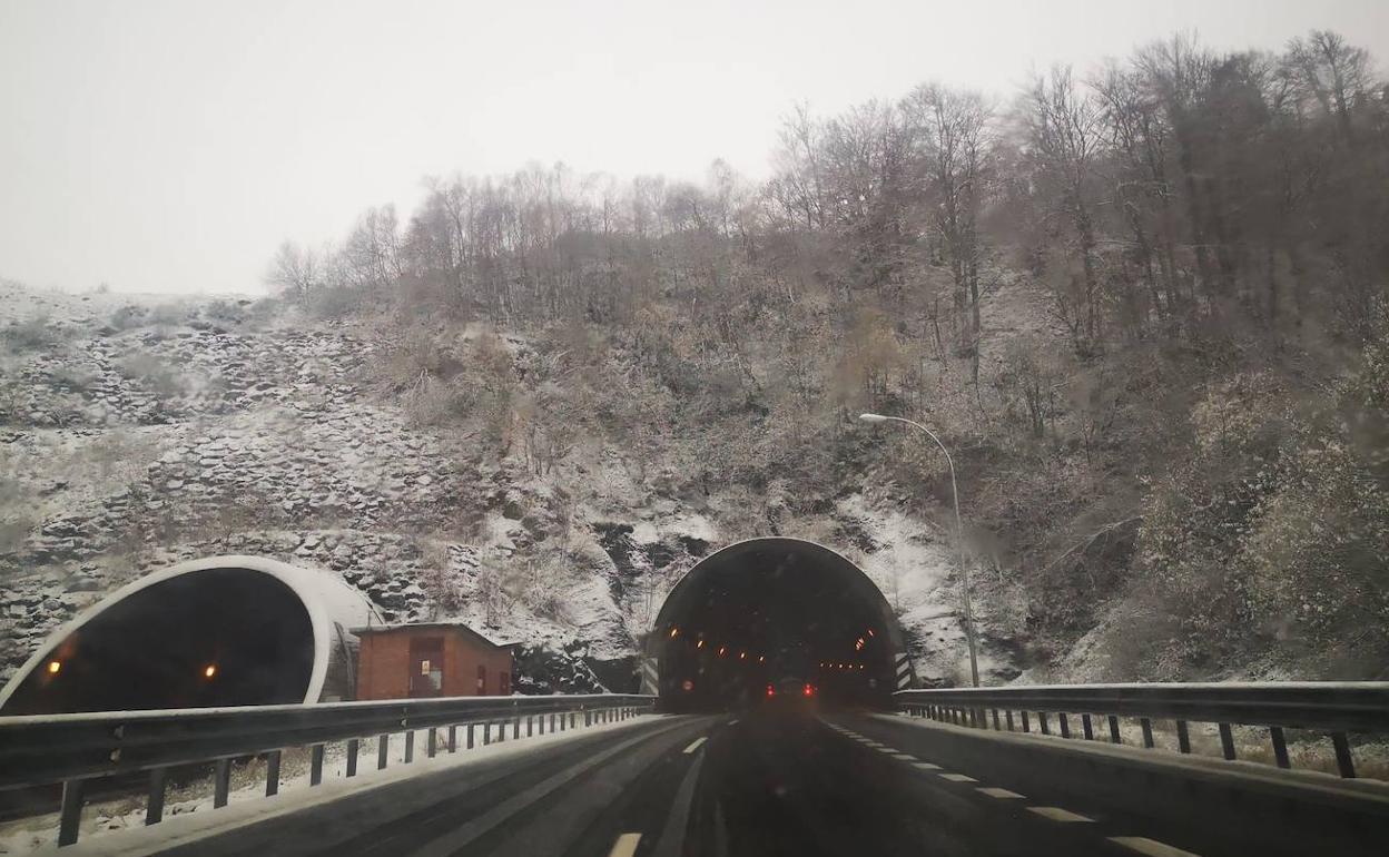 Asturias, a seis grados bajo cero.