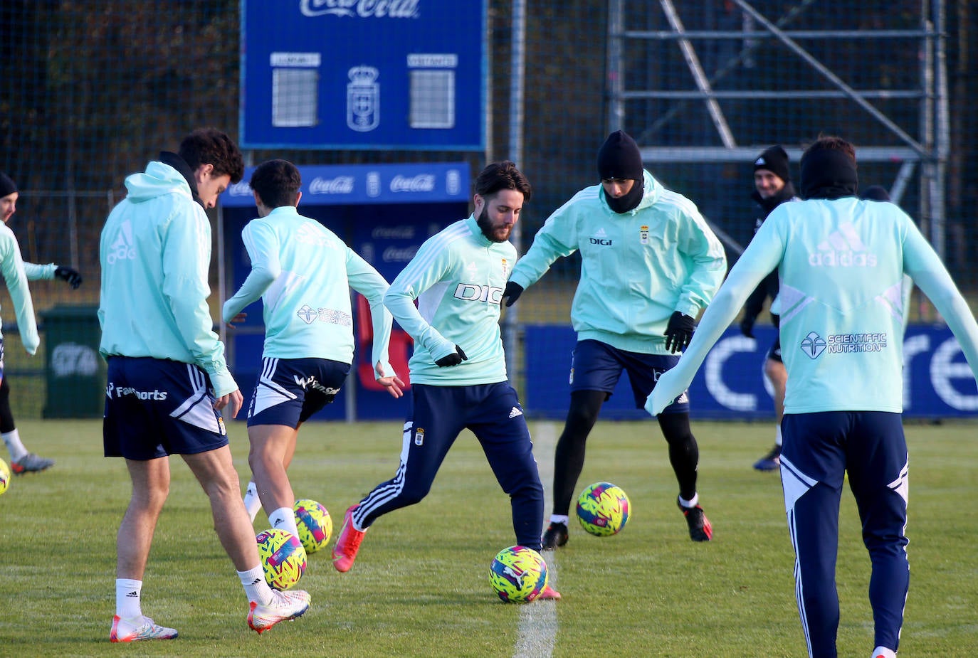 Fotos: Entrenamiento del Real Oviedo (05/12/2022)