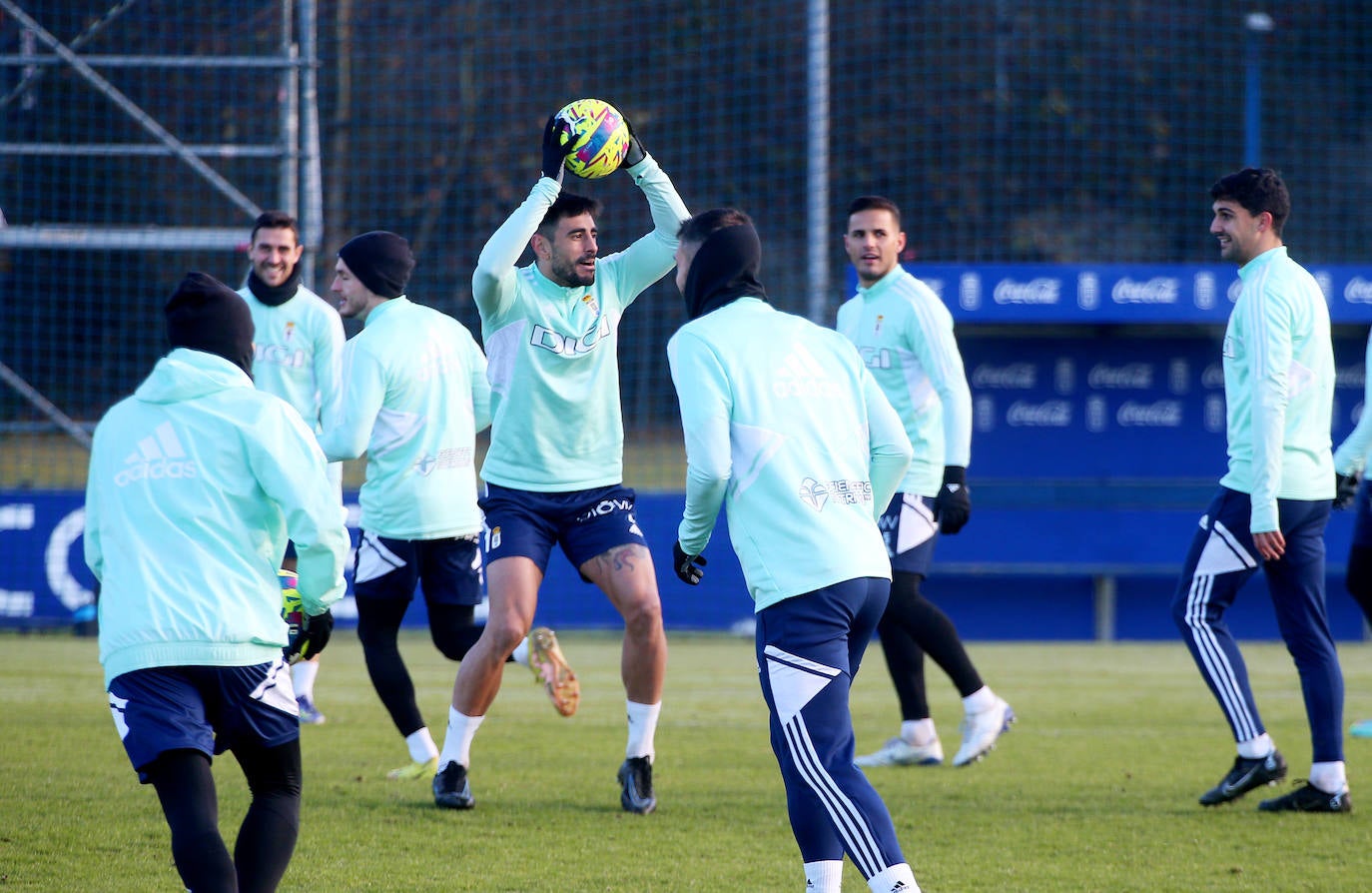 Fotos: Entrenamiento del Real Oviedo (05/12/2022)