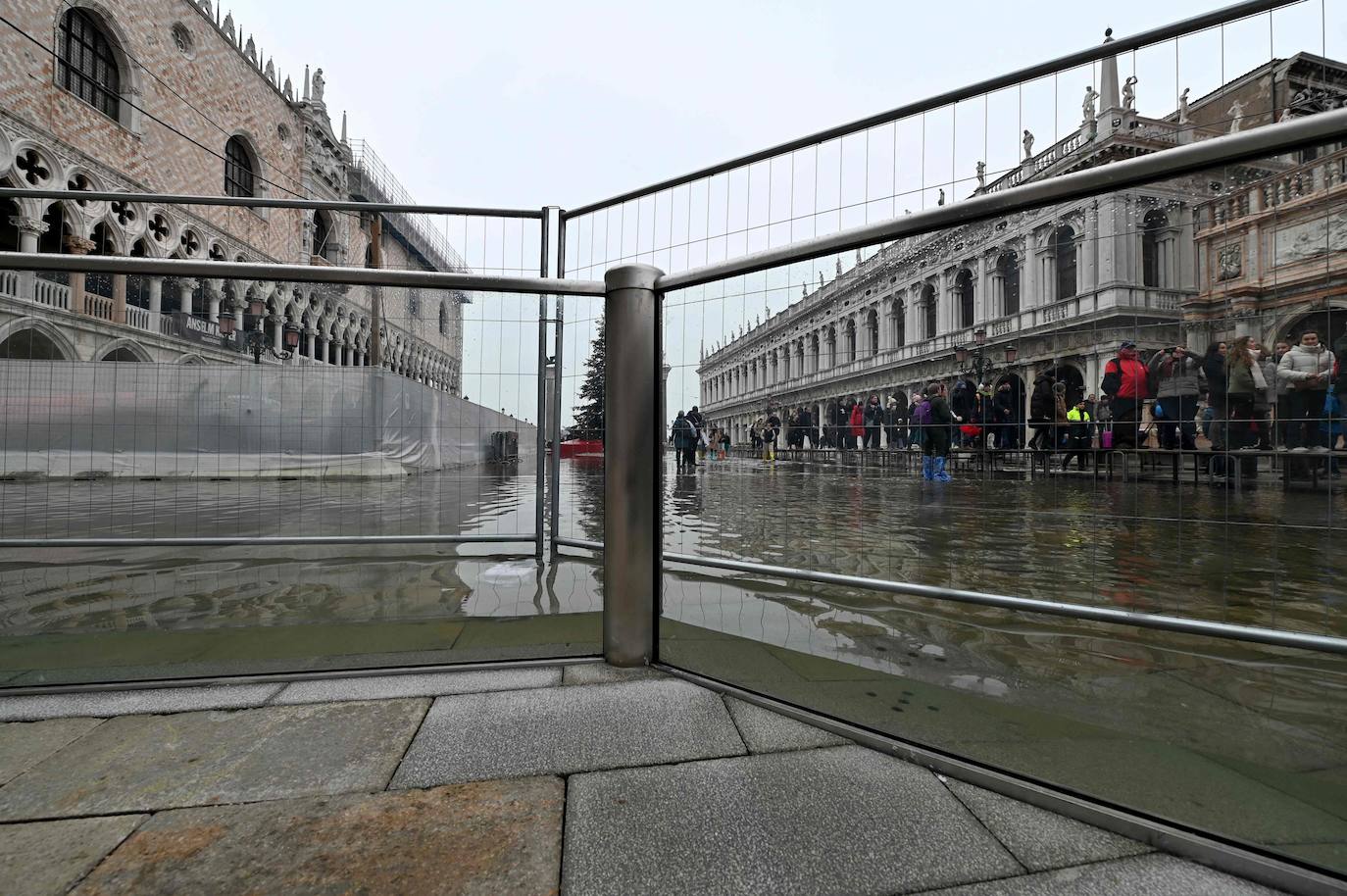 Fotos: Venecia inundada se protege frente a la &#039;Acqua alta&#039;