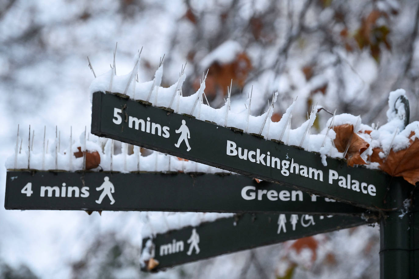 Fotos: Un temporal de nieve paraliza el Reino Unido