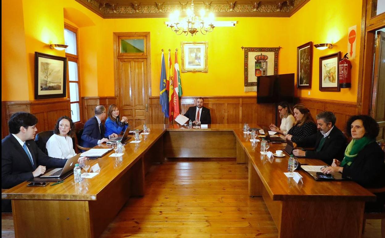 La reunión del Consejo de Gobierno de este viernes. 