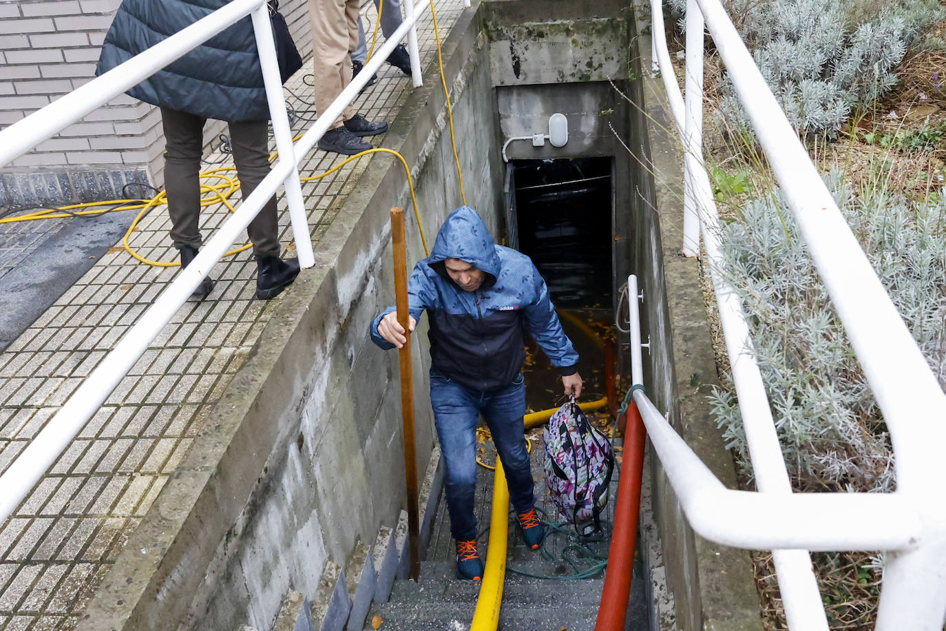 Fotos: Las fuertes lluvias causan incidentes en Gijón