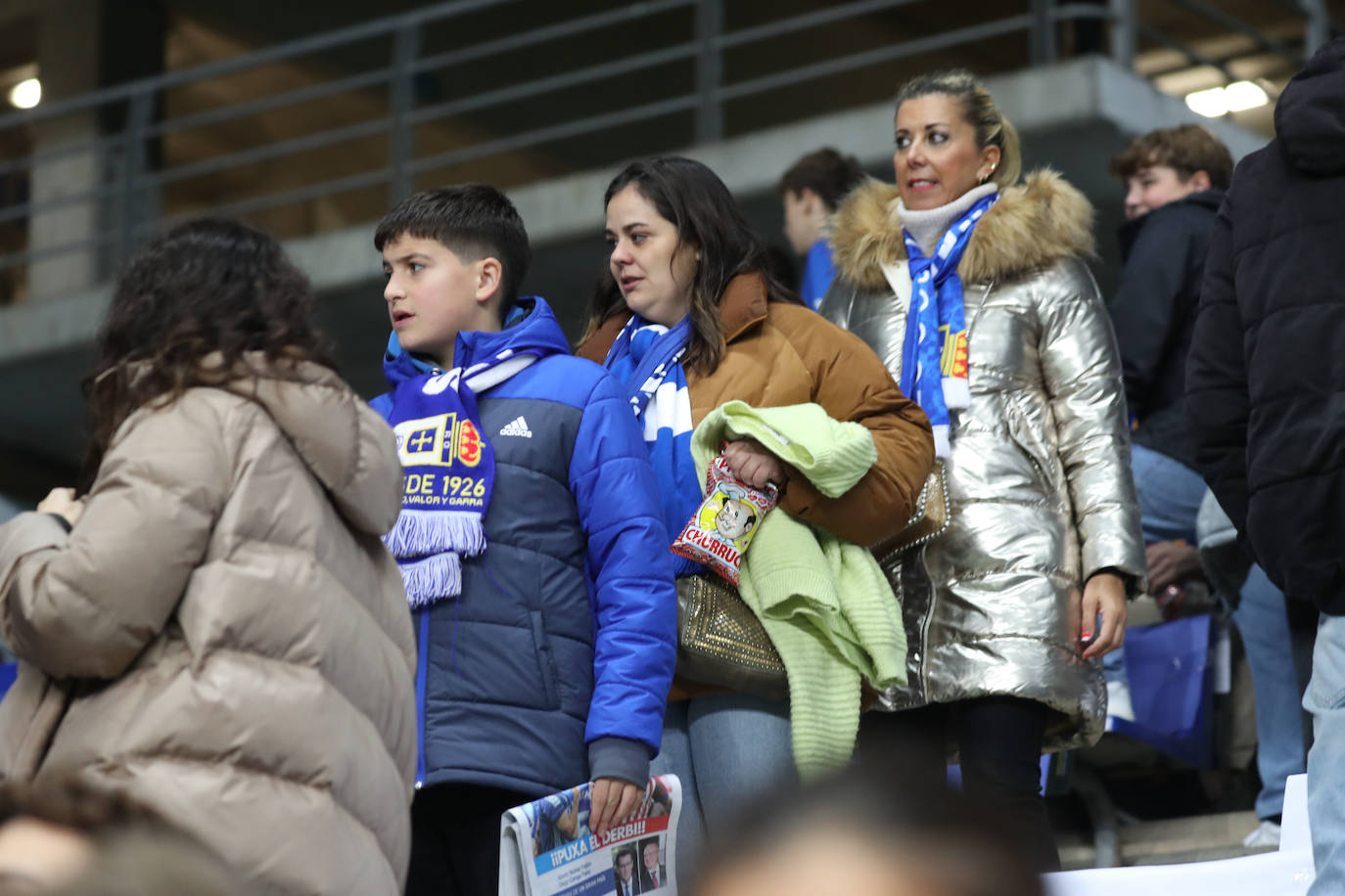 Fotos: ¿Estuviste en el derbi asturiano Real Oviedo - Sporting? ¡Búscate en el Tartiere!