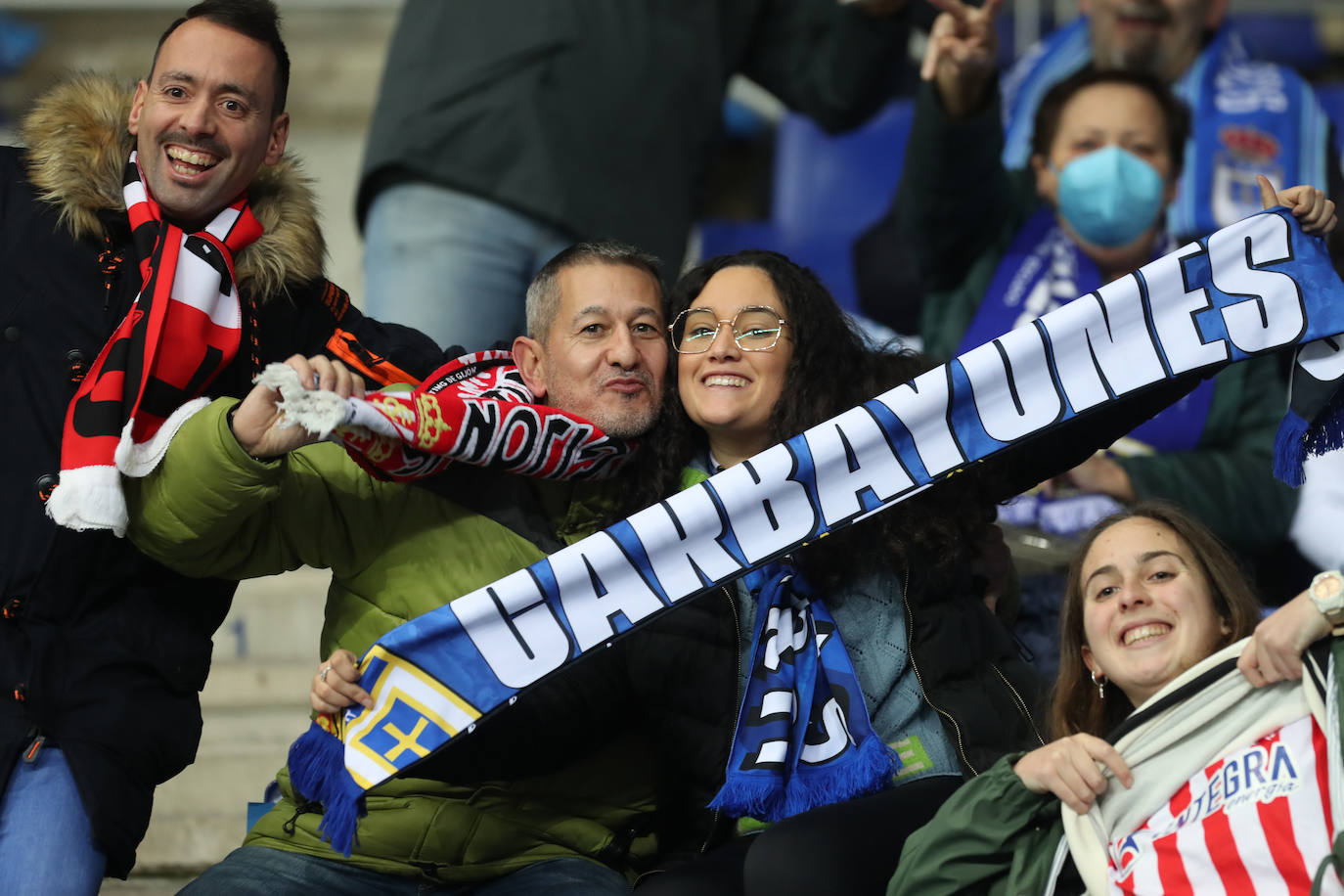 Fotos: ¿Estuviste en el derbi asturiano Real Oviedo - Sporting? ¡Búscate en el Tartiere!