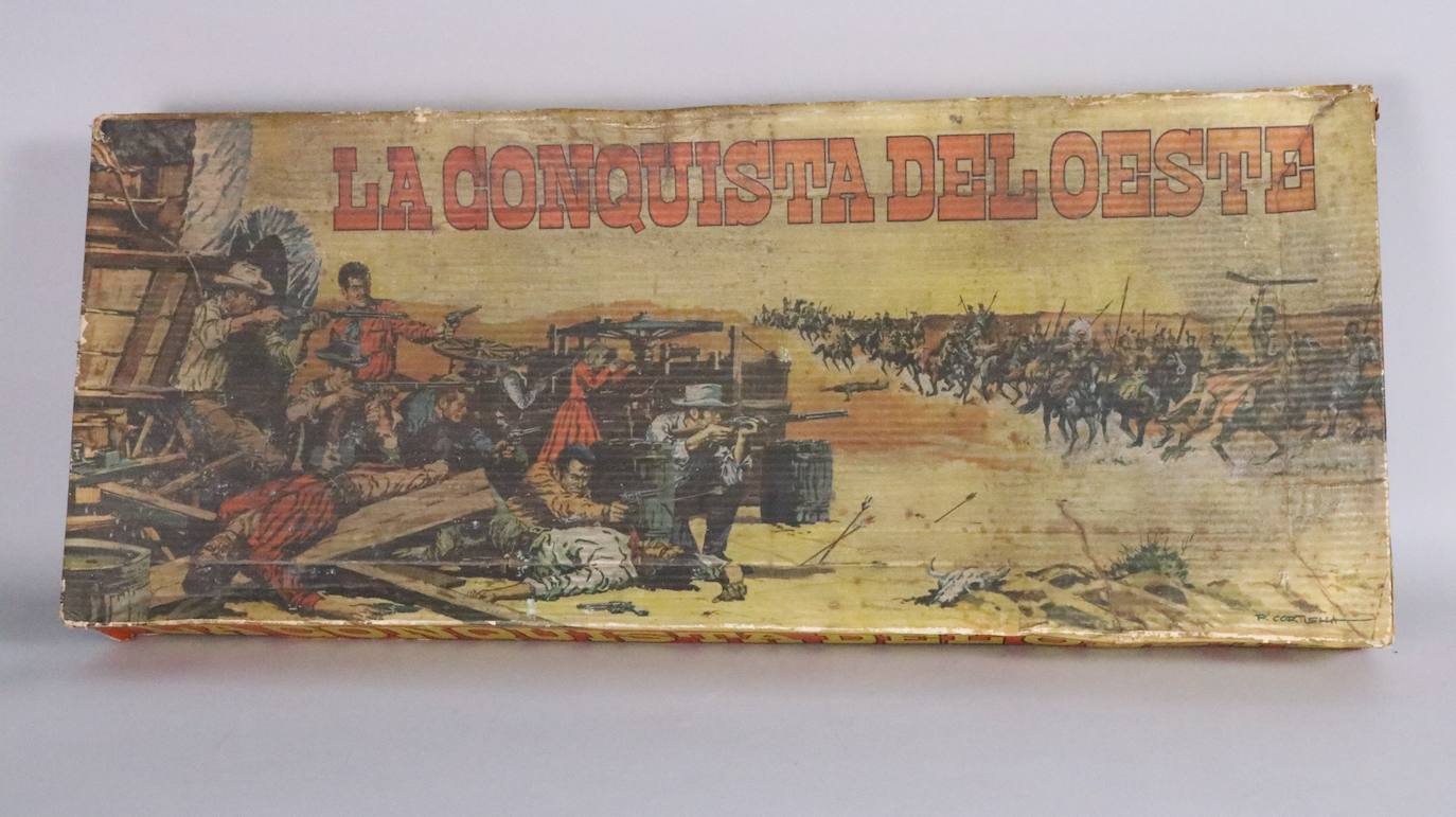 Caja de La conquista del Oeste. Reamsa.