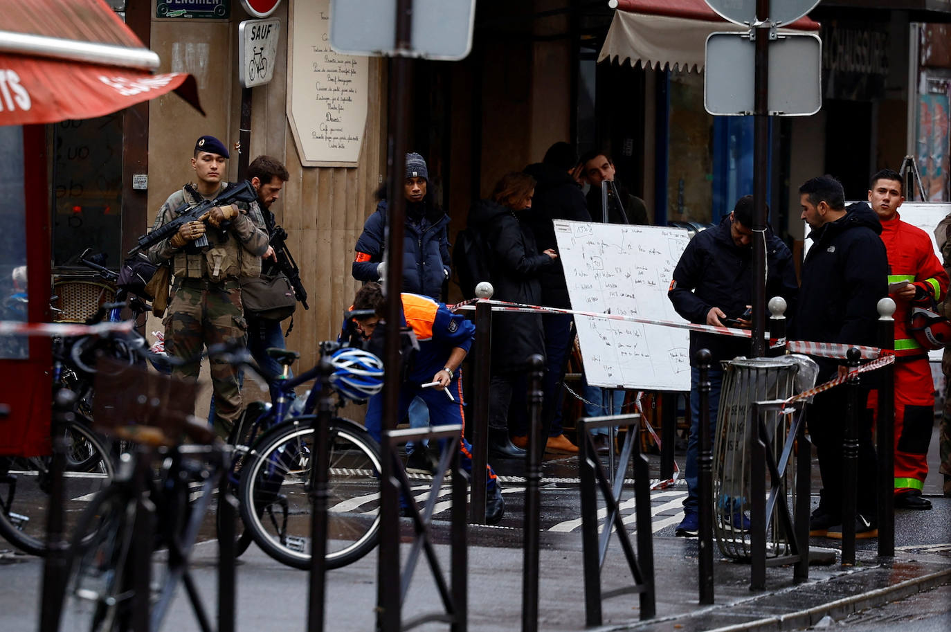 Fotos: Tiroteo en el centro de París