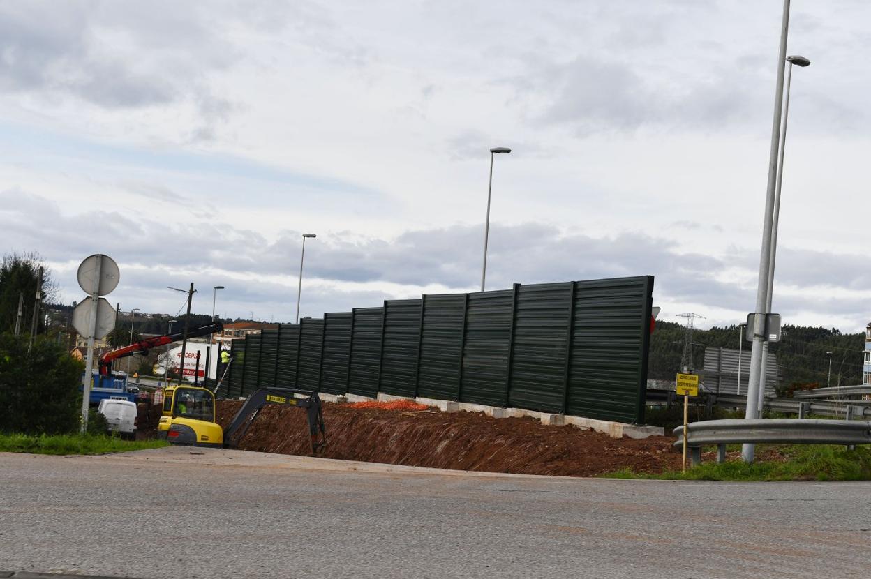 Las pantallas acústicas llegan a Trasona