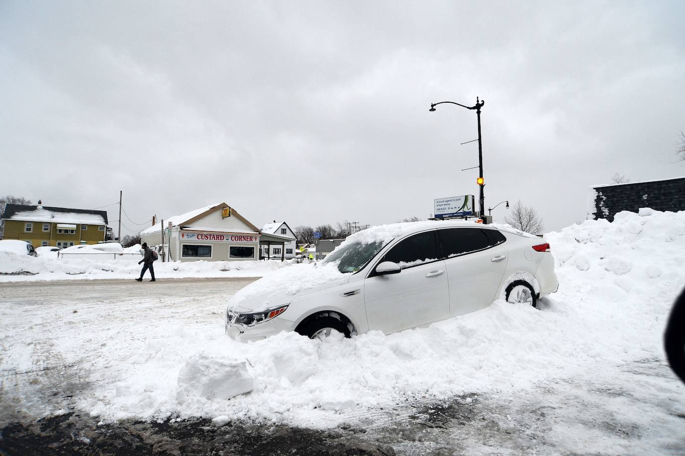 Fotos: Nueva York se congela: las increíbles imágenes de una ciudad sepultada por la nieve