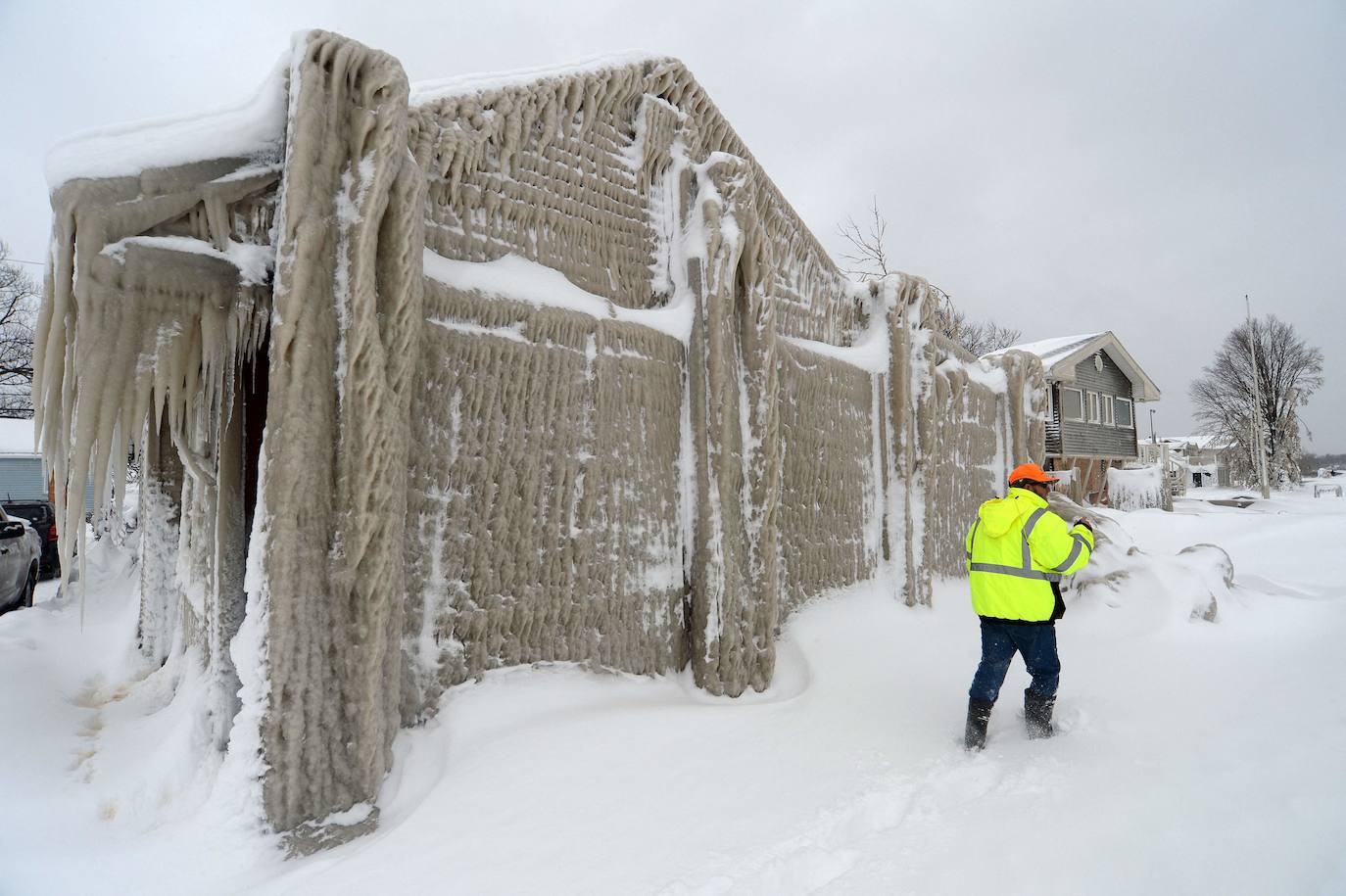 Fotos: Nueva York se congela: las increíbles imágenes de una ciudad sepultada por la nieve