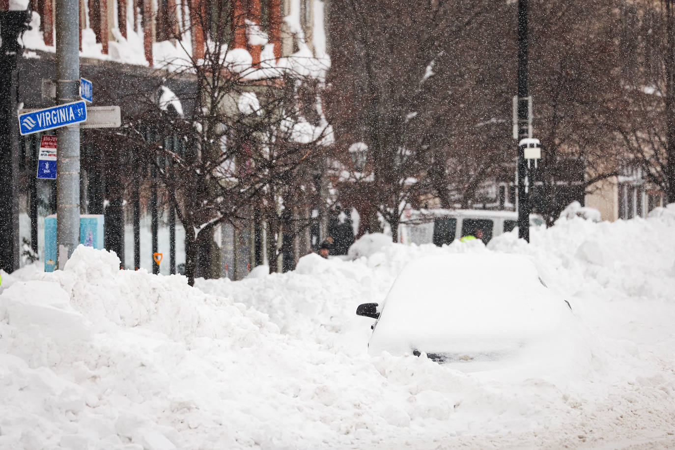 Fotos: Nueva York se congela: las increíbles imágenes de una ciudad sepultada por la nieve