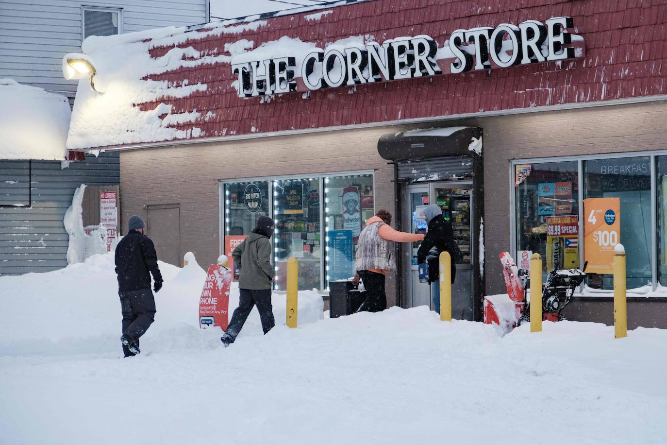 Fotos: Nueva York se congela: las increíbles imágenes de una ciudad sepultada por la nieve