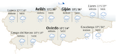 El tiempo en Asturias.