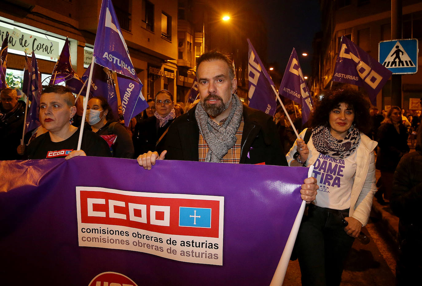 La lucha por la igualdad toma las calles de Mieres