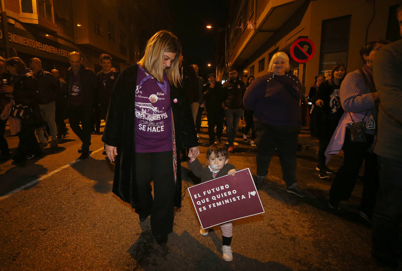 La lucha por la igualdad toma las calles de Mieres