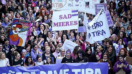 La lucha por la igualdad toma las calles de Mieres