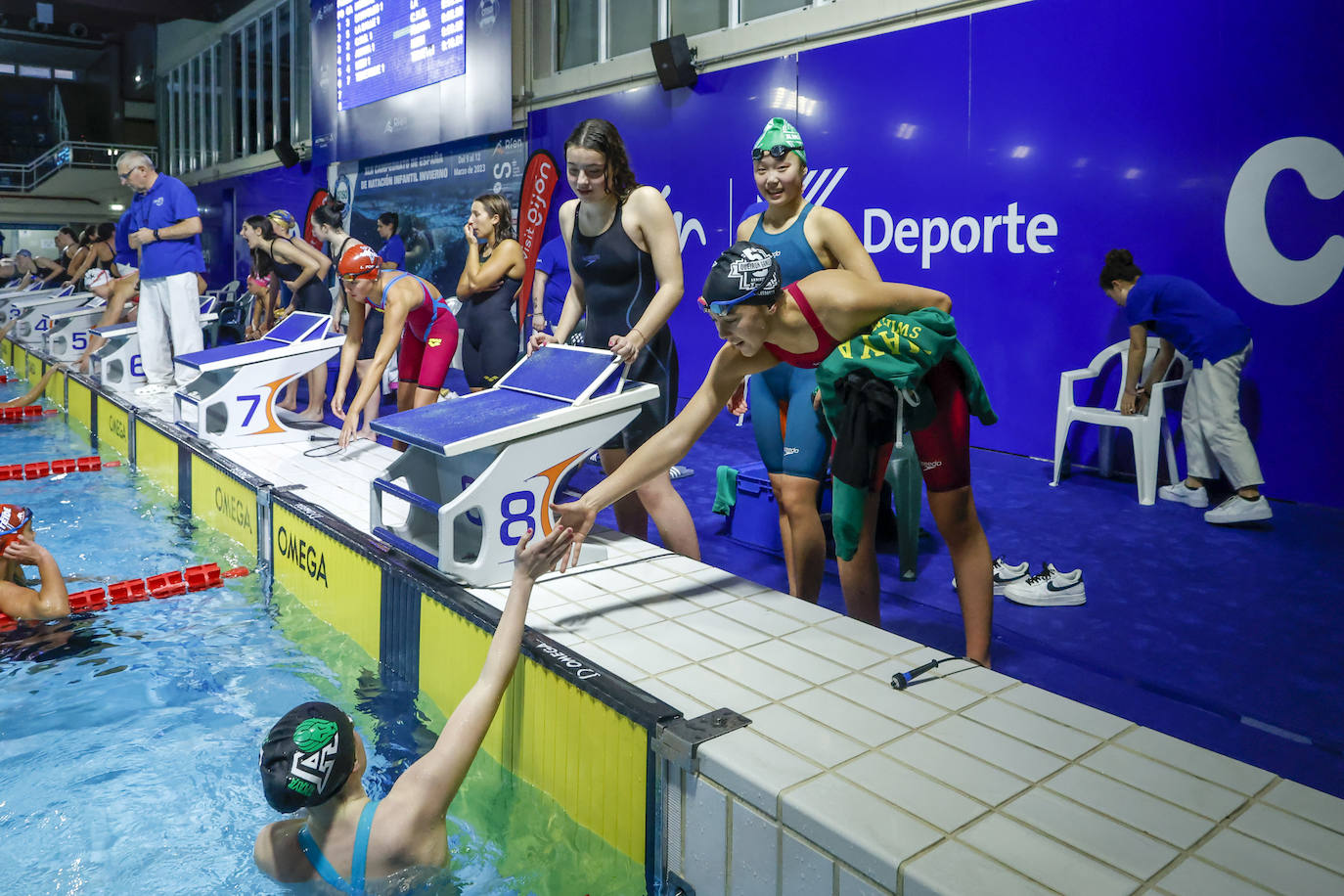 Segunda jornada del campeonato de natación infantil