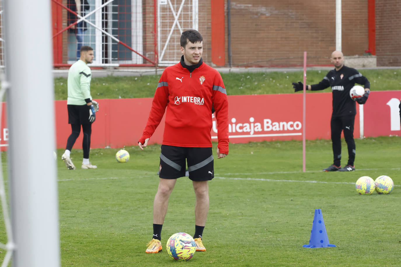 Entrenamiento del Sporting (10/03/2023)