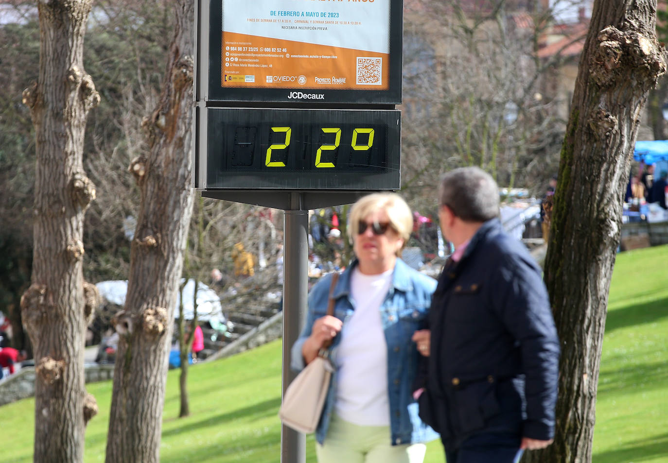 Día de playa a 25 grados en marzo